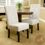 Christopher Knight Home® - Noble House - Taylor Natural Fabric Dining Chair (Set of 2)