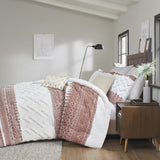 INK+IVY Mila Global Inspired 3 Piece Cotton Comforter Set with Chenille Tufting II10-1316 Auburn