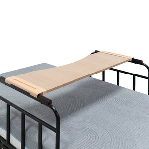 English Elm Electric Lift Bed with OKIN Motor, Memory Foam Mattress, Quiet 50,000-Cycle Frame, Fall-Safe Rails Black,Grey W2699S00061