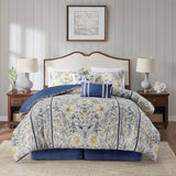 Harbor House Livia Cottage/Country 6 Piece Cotton Comforter Set HH10-1802 Multi