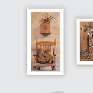 English Elm Trendy Decor 4u Billy Jacobs Folk Art Harvest Two Piece White Framed Print Set B067P254121