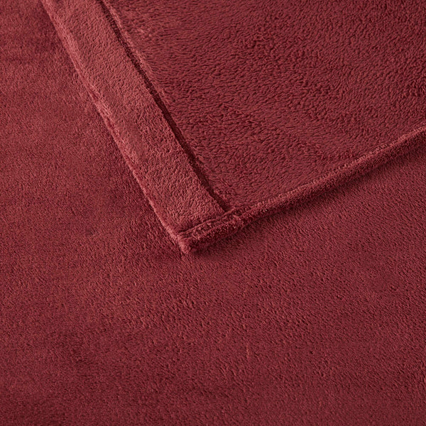 English Elm 4 Pcs Micro Plush Sheet Set In Luxurious Burgundy - Ultra-Soft, Cozy, Deep-Pocket Bedding For Comfort B035P319759