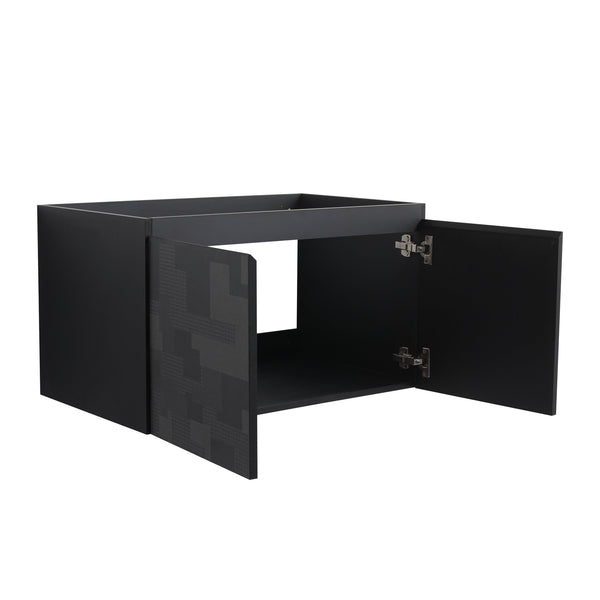 English Elm Bathroom Cabinet Door Panel - Stylish 30-Inch Vanity Upgrade, Durable & Easy To Install - 2 Panels W999P180092