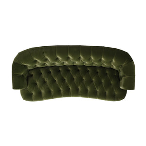 English Elm La Rosa Chesterfield Sofa Tufted Velvet Nailhead Trim Victorian Parlor Style B2719P238191
