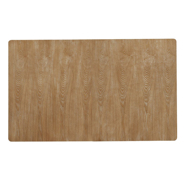 English Elm Christopher Knight Home® - EXT. EXT. DINING TABLE with French Country Cabriole Legs, Butterfly Leaf Expandable Rustic Chic 79.65" Natural N771P355876G