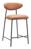 Rorun Counter Stool - Set of 2 Brown 110337 Zuo Modern