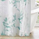 Madison Park Cecily Modern/Contemporary Burnout Printed Shower Curtain MP70-6631 Seafoam