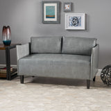 Christopher Knight Home® - Noble House - Nyx Modern Faux Leather Upholstered Loveseat