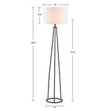 Clyde Modern/Contemporary Dunhill Floor lamp