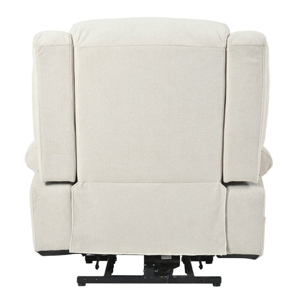 English Elm Power Lift Recliner Chair - Comfortable Fabric Seating With Remote, Cup Holders & Extended Footrest W1028S00042-GIGA