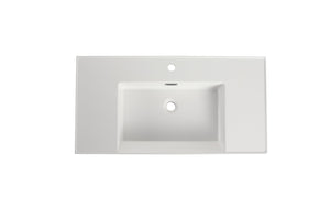 English Elm 36" Durable Bathroom Sink GRB36120MMO – Smooth Waterproof Surface, Scratch & Dirt Resistant Finish W999141532