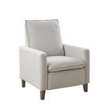 Madison Park Coleman Modern/Contemporary Upholstered Manual Push Back Recliner MP103-1217 Ivory