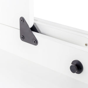 English Elm Murphy Space-Saving Bed with Built-In Desk — Foldaway Horizontal or Vertical Cabinet for Small Rooms W331S00149