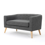 Christopher Knight Home® - Noble House - Bridie Fabric Mid Century Modern Loveseat