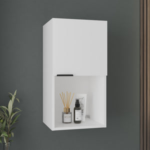 English Elm Kaser Mirror Medicine Cabinet with Shelves, Wall-Mounted White Storage, Durable Engineered Wood Finish B200P362011