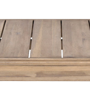 English Elm Christopher Knight Home® - WESTCHESTER Acacia Side Table Brown Rustic Outdoor Accent Table 20x20x15.75 Durable Patio Charm 69077.00BBGE