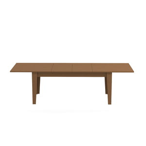 English Elm Dining Table Extendable Woodgrain Melamine Top Seats up to Ten Open Plan Kitchen Oak W331S00207
