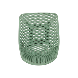 English Elm Christopher Knight Home® - POSEY Chair - Weather-Resistant Polypropylene Outdoor Dining Chair with Perforated Diamond Mesh Design for Durable Style Green 27.5 L x 21.5 W x 20.2 H 69067.00GRN