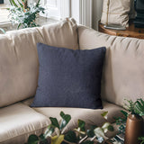 Chapel Hill Harper  Solid Square Pillow CH30-0035 Navy Blue