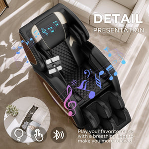 English Elm Massage Chair Recliner With Zero Gravity Technology & Full Body Air Pressure For Ultimate Relaxation W1875P224680