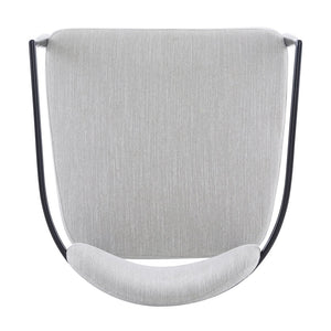 English Elm Christopher Knight Home® - Mid-Century Upholstered Accent Armchair with Pocket Spring Seat, Tapered Iron Legs, Stylish Comfort Beige,Black 26.38 L x 25.2 W x 12.6 H N776P224504L