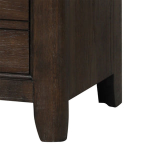 English Elm Antique Solid Wood Seven-Drawer Dresser with Cedar-Lined Bottom Drawers and Side-Mount Guides Antique brown 68.75 L x 21.75 W x 41.5 H B2699P208264