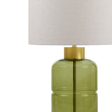 510 Design Lysandria Transitional Glass Table Lamp FB153-1189 Green