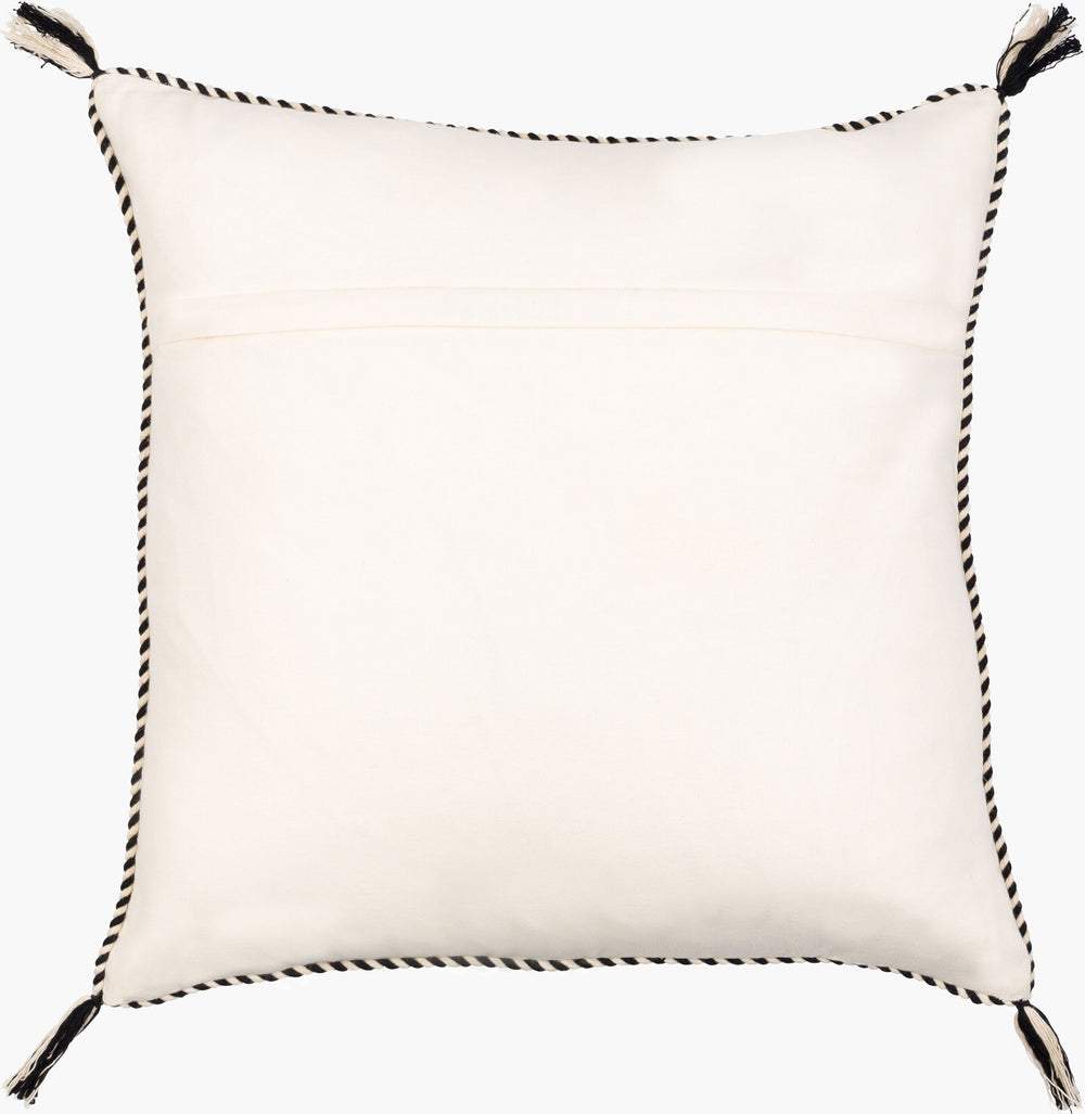 Surya Braided Bisa Cotton Lumbar Pillow - Cozy 14"L X 22"W Decorative Cushion For Country Cottage Charm Cream Cotton,Cotton Bba001-1422p
