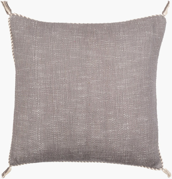 Surya Braided Cotton Woven Accent Pillow Handcrafted Cottage Style for Sofa or Bed BBA003-2020