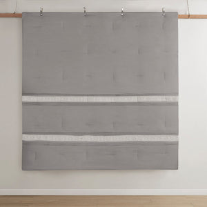 JLA Home Madison Park - 7 Piece Lace Trim Comforter Set - Farmhouse Elegance, Pintuck & Embroidered Pillows, Hypoallergenic Care MP10-8344