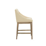 Madison Park Simon Transitional Counter Stool MP104-0514 Cream