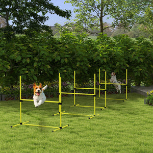 English Elm PawHut Heavy Duty 43" Steel Dog Crate with Wheels, Removable Tray, Top Access & Foldable Bowl Holder Yellow W2225P217629