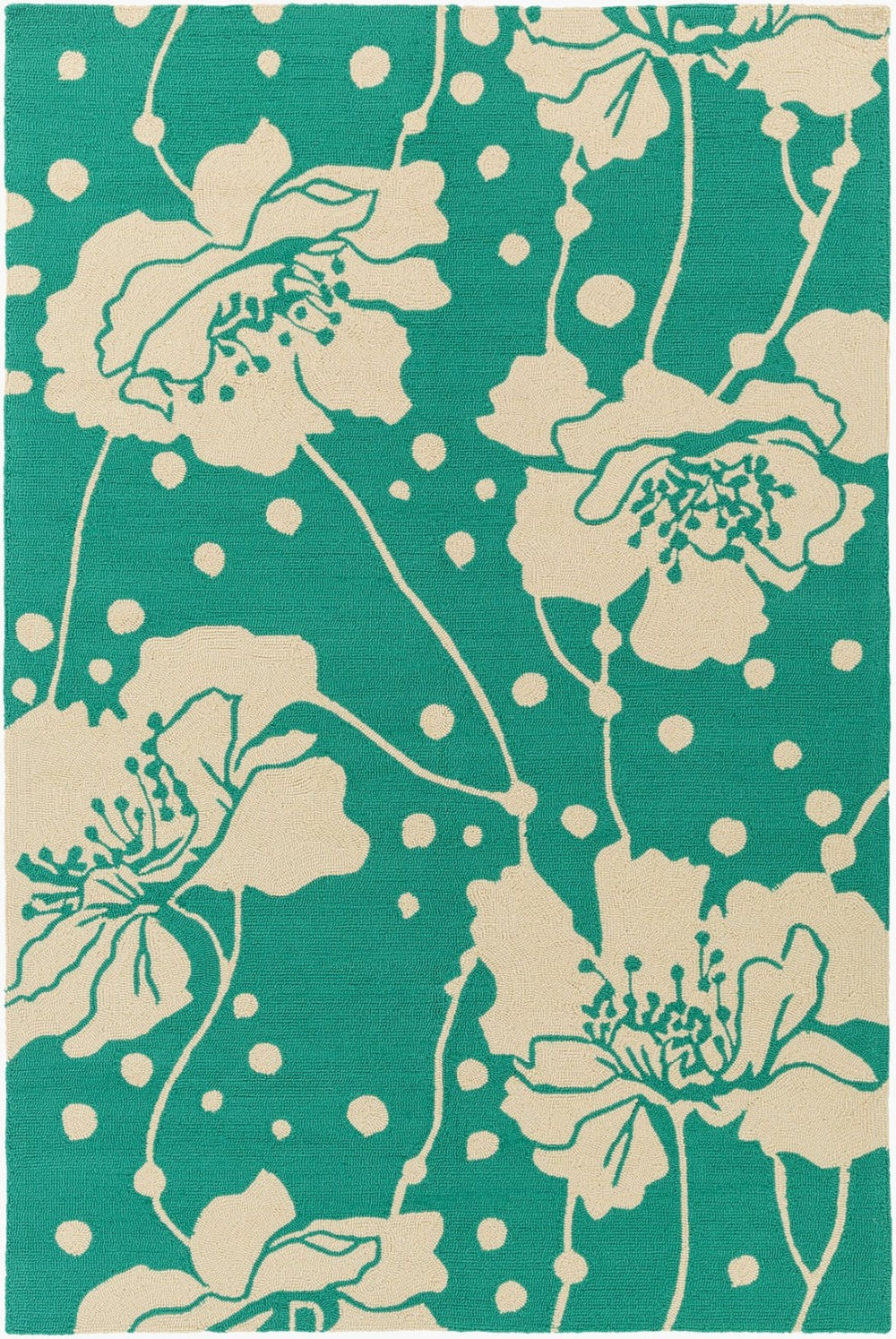 Surya Bondi Hand-hooked Polypropylene Area Rug Modern Pattern for Living Room or Bedroom BBC2005-912