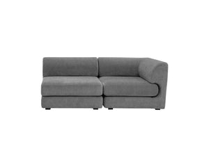 Sunpan Harmony Modular Sectional - Stylish, Contemporary Design for Ultimate Comfort and Versatile Spaces Armless Chair - 35.75W x 35.75D x 27.5H