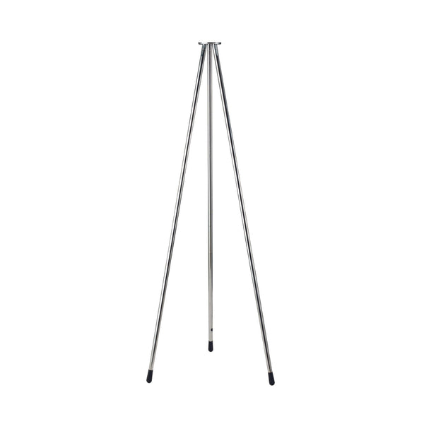 English Elm 59" Tall Metal Floor Lamp with Sleek Fabric Shade, Tripod Chrome Legs, Modern Ambient Lighting Design Black B072116087