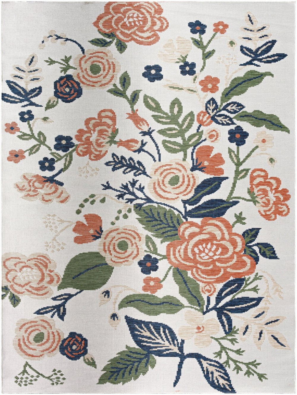 Livabliss Barbados Flatweave Polypropylene Area Rug Uv Resistant Indoor Outdoor Living Room BBD2313-527