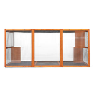 English Elm Detachable Cat Enclosure with Waterproof Roof Three Climb Platforms Patio Ready W2181P181958