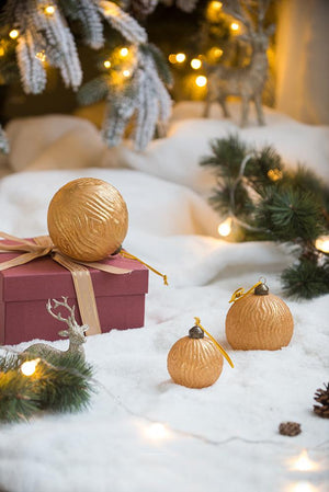 English Elm D3" Elegant Glass Christmas Ball Ornaments Set Of 12 - Sparkling Holiday Decor For Timeless Charm W2078P247886