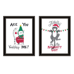 English Elm Trendy Decor 4u Two Piece Typographic Wall Art Black Framed Farmhouse Humor Prints B067P255235