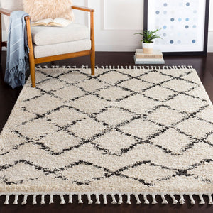 Livabliss Berber Shag Polypropylene Area Rug Moroccan Fringe Pile for Living Room Bedroom BBE2300-710SQ