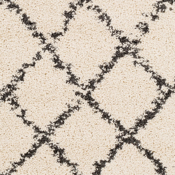 Livabliss Berber Shag Polypropylene Area Rug Moroccan Fringe Pile for Living Room Bedroom BBE2300-710SQ