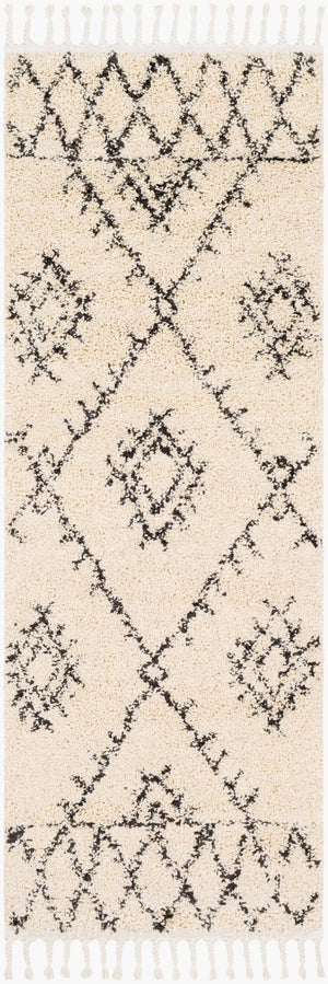 Livabliss Berber Shag Runner Plush Polypropylene Pile with Fringe Detail for Hallways BBE2305-2773