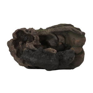 English Elm Christopher Knight Home® - 22.0" Weather-Resistant DATONA Fountain with Bears on Log, Underwater Lights & Pump for Patio Serenity 71778.00LBLK