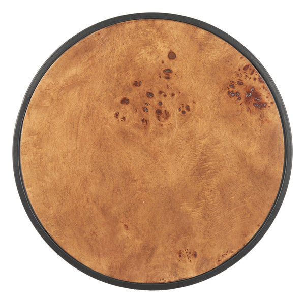 Zuo Modern Nodo Side Table - Stylish Brown & Black Finish With Durable Mdf And Iron, Perfect For Modern Spaces Brown Mdf,Iron 110753-zuo-modern