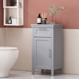 Christopher Knight Home® - Noble House - Edgell Modern Bathroom Floor Storage Cabinet with Drawer