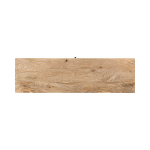English Elm Christopher Knight Home® - 3 DRAWER SIDEBOARD WITH 2 DOOR Mango Wood Sideboard with 3 Drawers, 3D Tile Weave Doors, Shelves, Natural Finish 66413.00