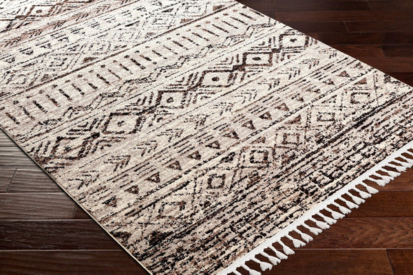 Livabliss Blackburn Global Eclectic Polypropylene Runner Rug for Hallways and Entryways Light Gray, Gra 9'2" x 12' BBN2302-9212