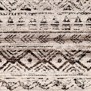 Livabliss Blackburn Global Eclectic Polypropylene Runner Rug for Hallways and Entryways Light Gray, Gra 9'2" x 12' BBN2302-9212