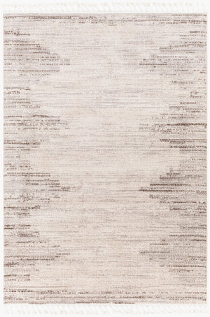 Livabliss Blackburn Bohemian Global Fringe Area Rug Polypropylene Woven Living Room Floor Accent Light Gray, Gra 6'7" x 9' BBN2303-679