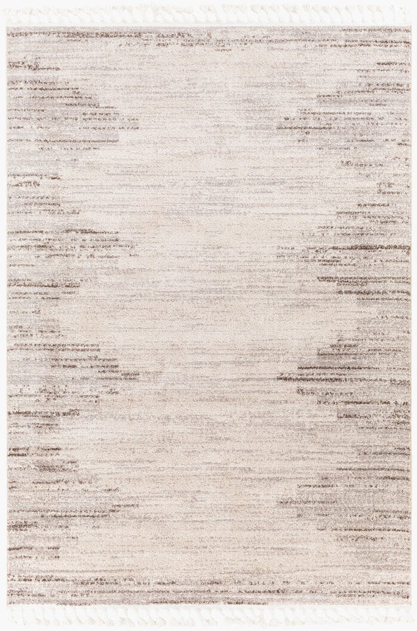 Livabliss Blackburn Bohemian Global Fringe Area Rug Polypropylene Woven Living Room Floor Accent Light Gray, Gra 6'7" x 9' BBN2303-679